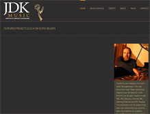 Tablet Screenshot of jdkmusic.com
